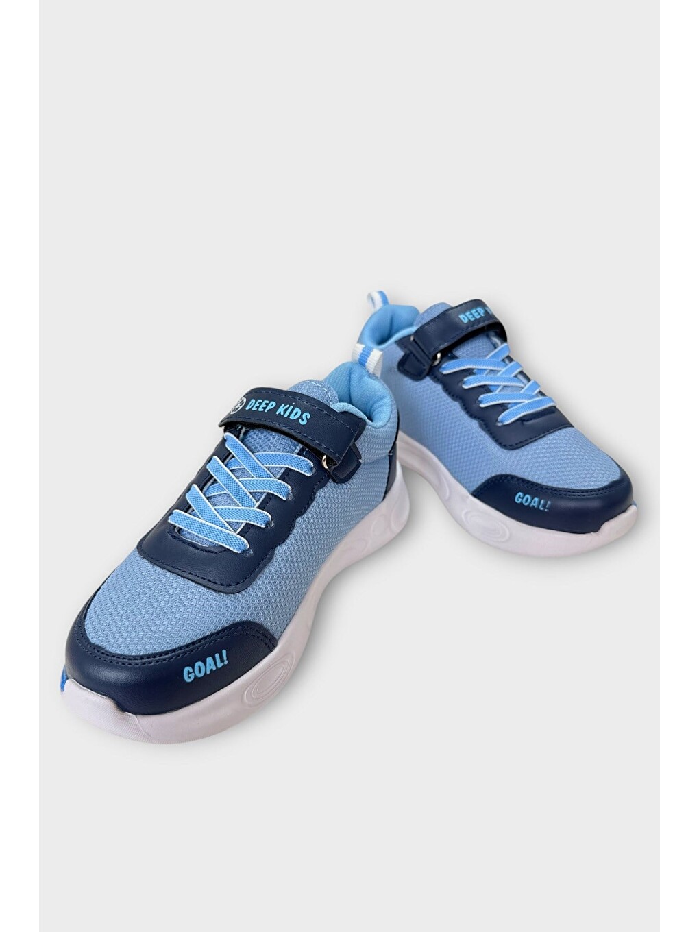 Cırtlı Bağcıklı Airfile Erkek Çocuk Spor Ayakkabı Mavi-2