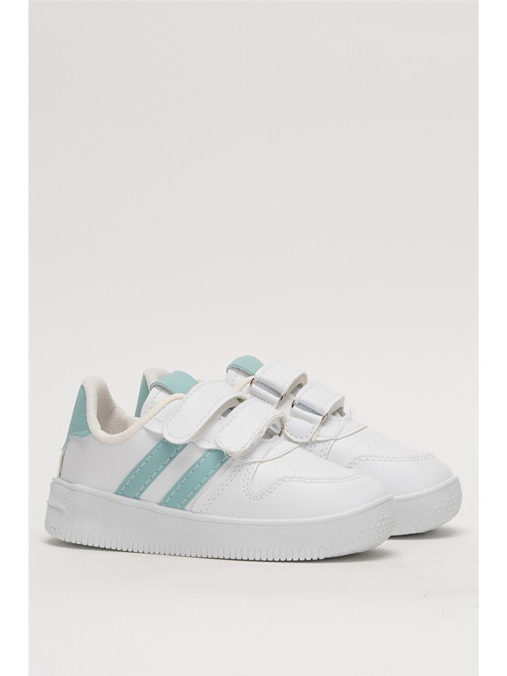 Çocuk Sneaker Spor Ayakkabı Yeşil - Beyaz-3