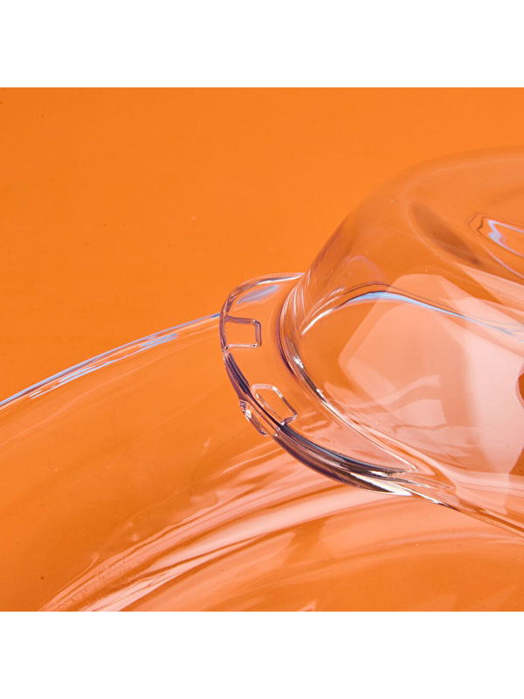 Renksiz Twin Isıya Dayanıklı Oval Cam Tencere Seti - Şeffaf-2