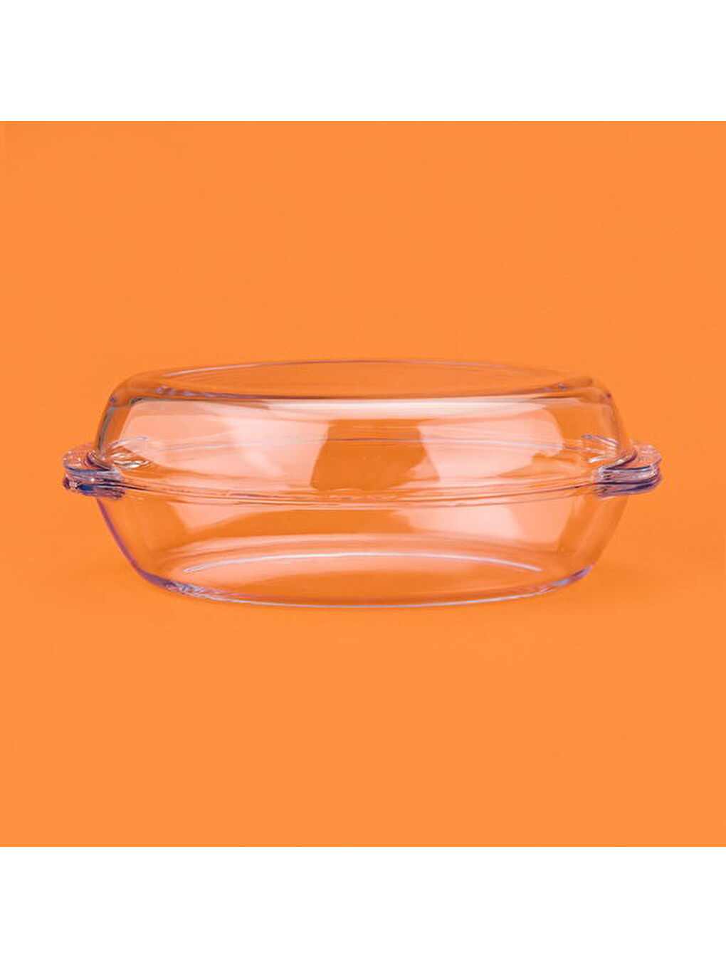 Renksiz Twin Isıya Dayanıklı Oval Cam Tencere Seti - Şeffaf-4