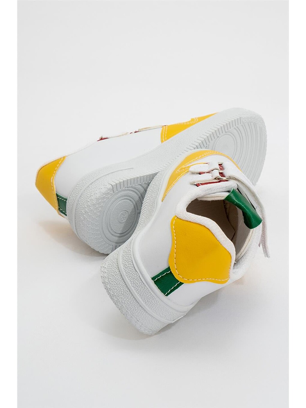 Çocuk Sneaker Spor Ayakkabı Beyaz - Kirmizi-3