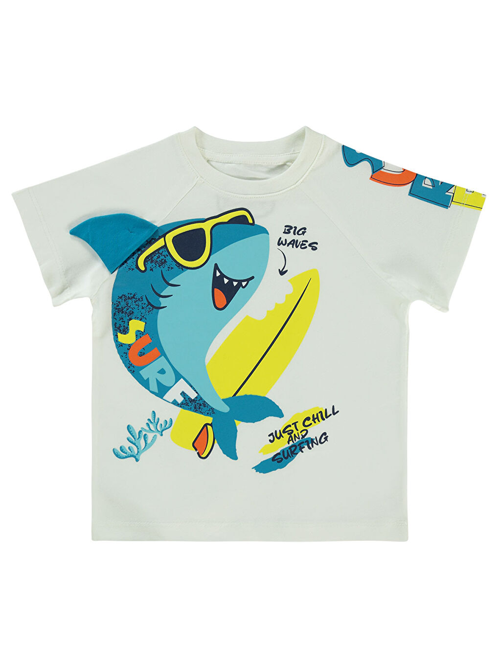 Boys Erkek Çocuk Tişört 2-5 Yaş Ekru-2