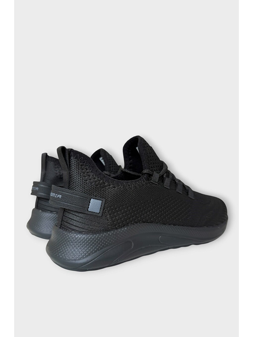 Triko Bağcıklı Unisex Spor Ayakkabı Siyah-3