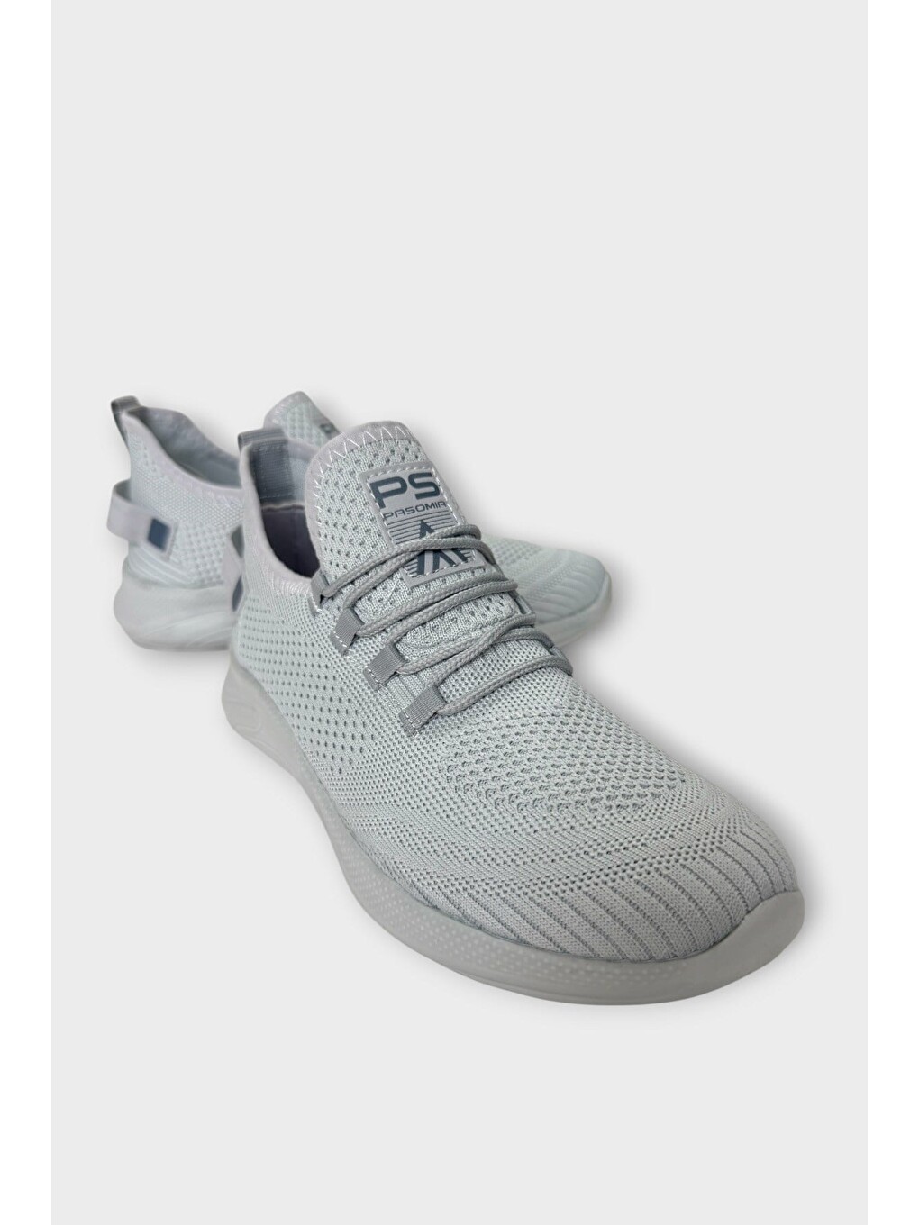 Triko Bağcıklı Unisex Spor Ayakkabı Gri-1