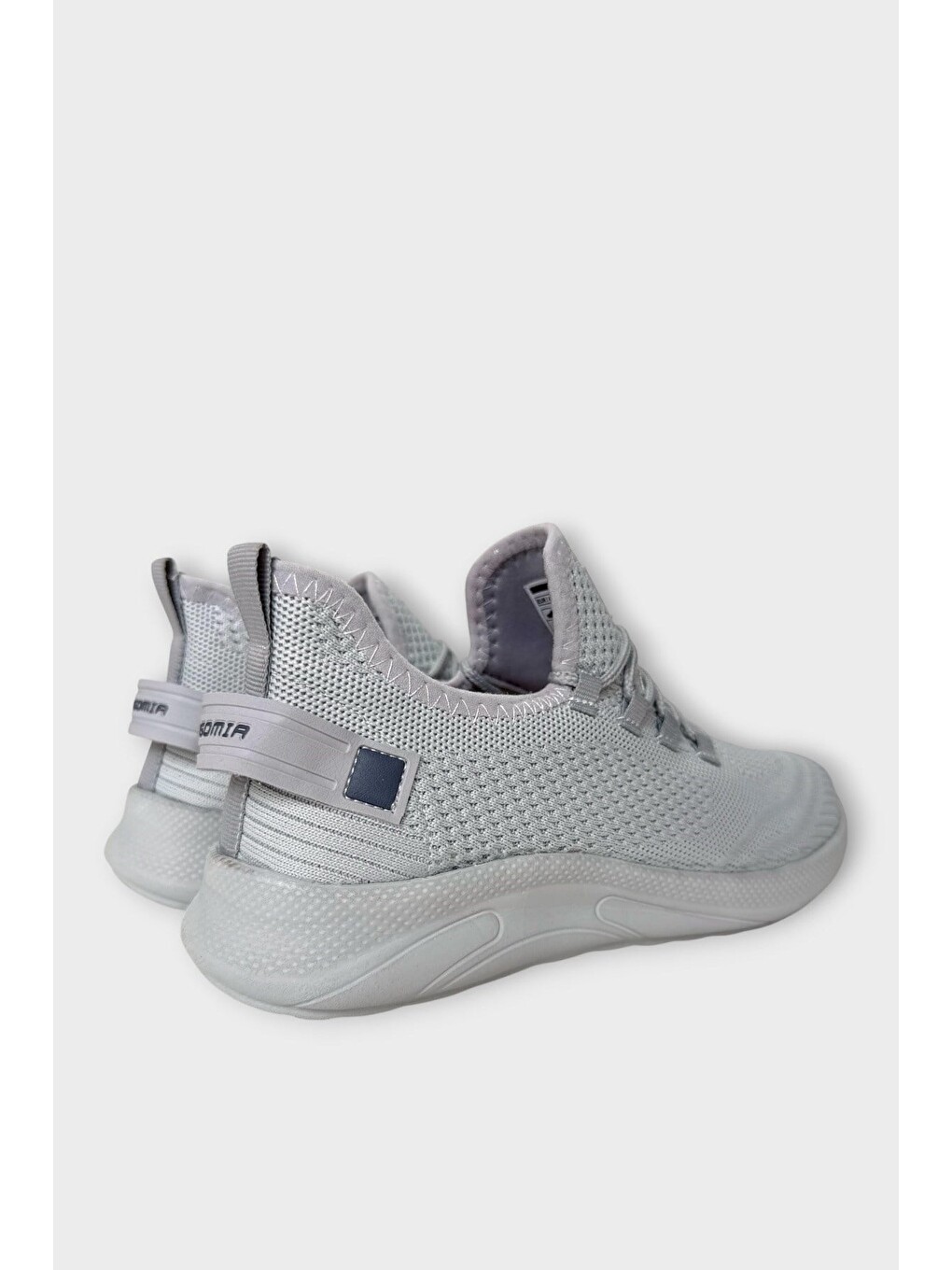 Triko Bağcıklı Unisex Spor Ayakkabı Gri-3
