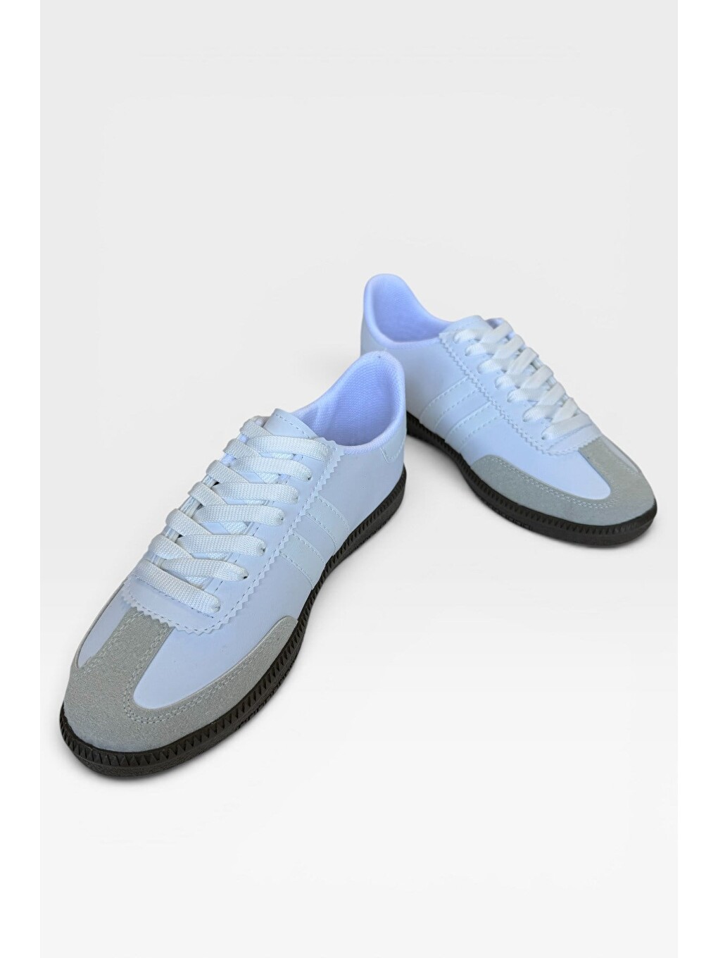 Günlük Rahat Hafif Unisex Erkek Kadın Spor Ayakkabı Beyaz-3