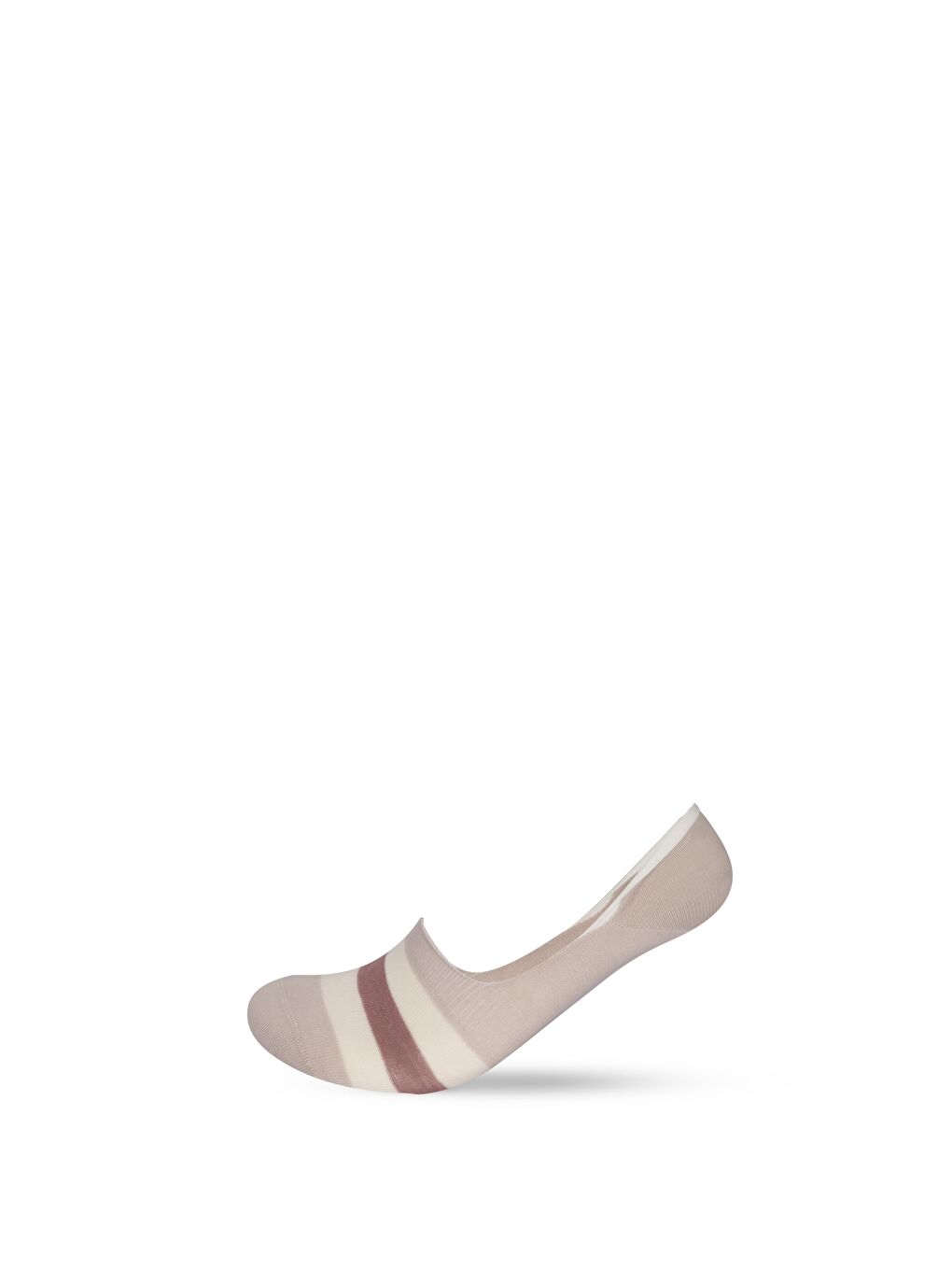 Karışık Erkek Çizgi Detaylı 5'Li Görünmez Babet Çorap-5