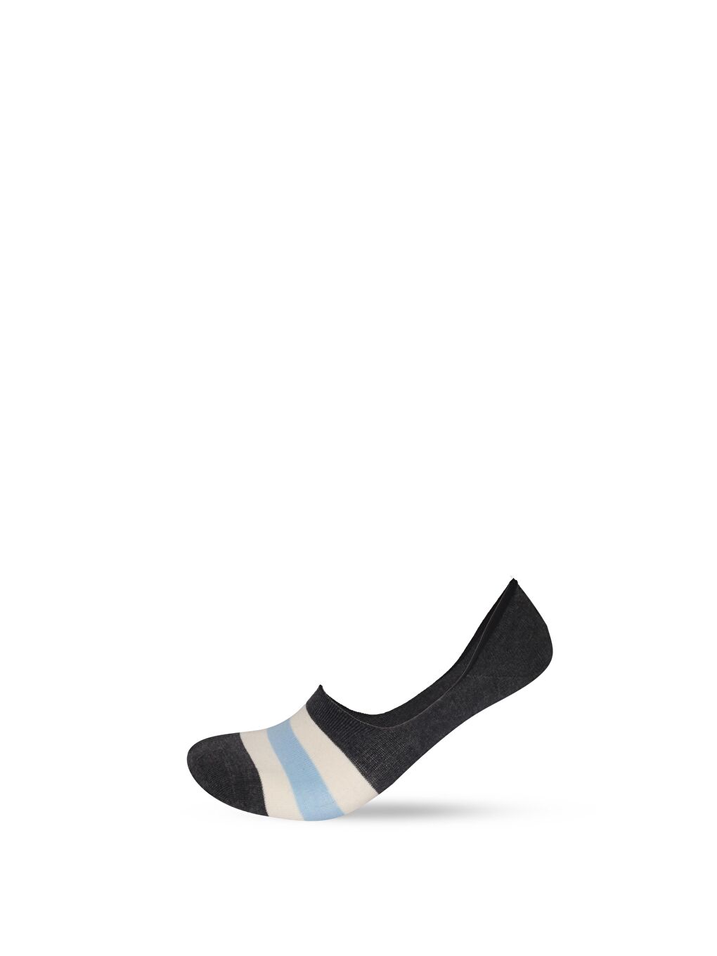 Karışık Erkek Çizgi Detaylı 5'Li Görünmez Babet Çorap-8