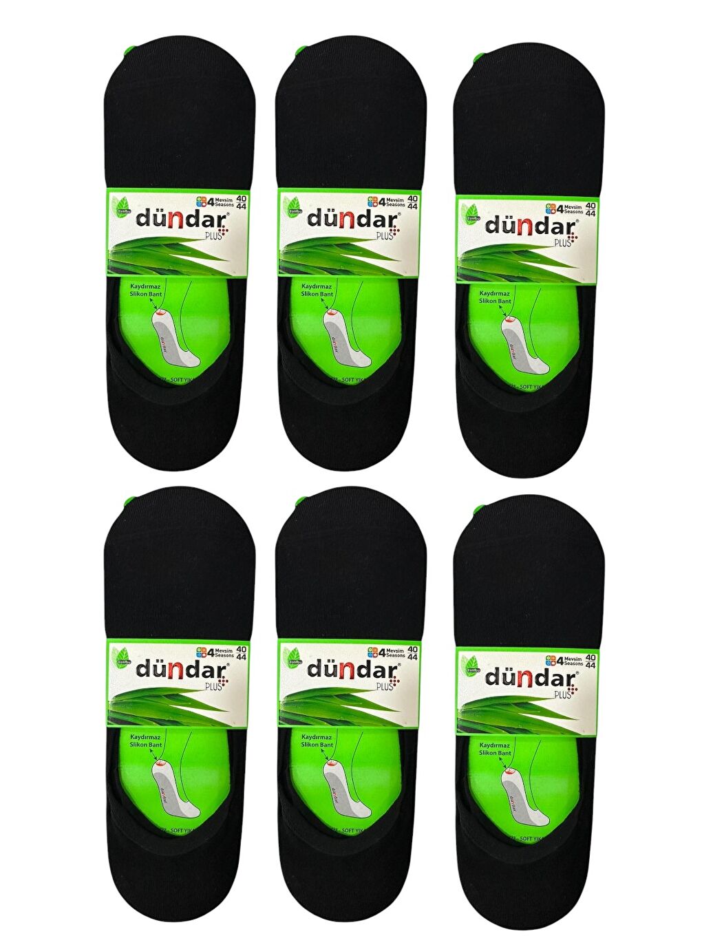 Siyah Bambu 6'lı Erkek Babet Çorap