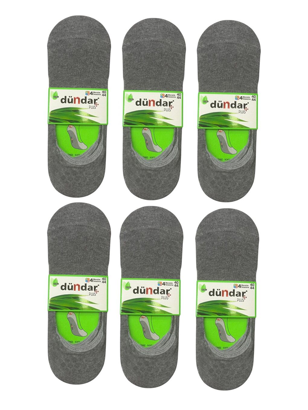 Gri Bambu 6'lı Erkek Babet Çorap