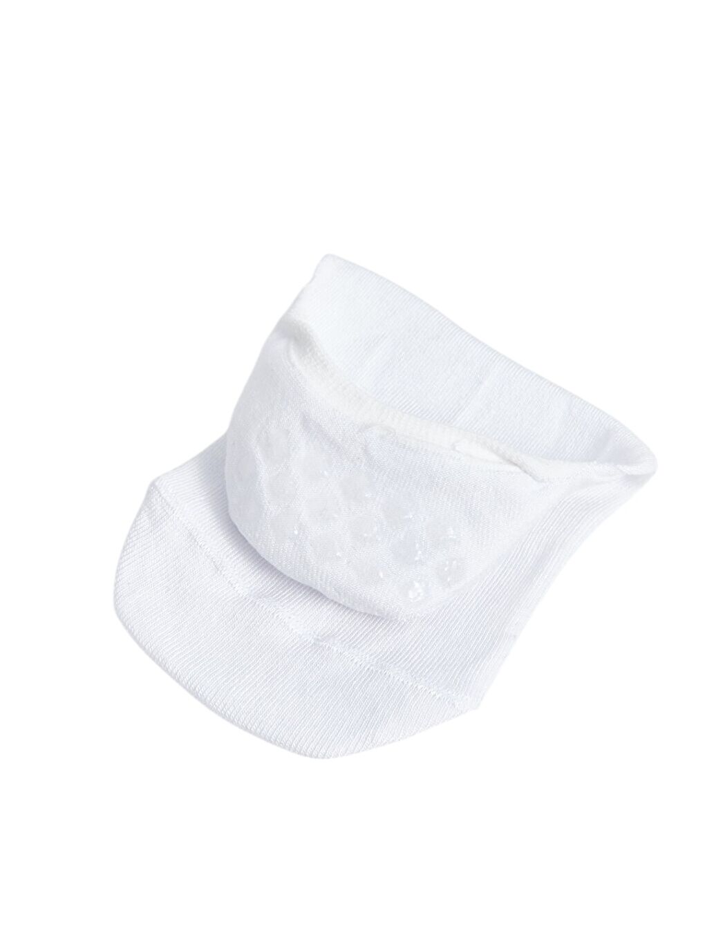 Beyaz Modal 6'lı Kadın Babet Çorap-2