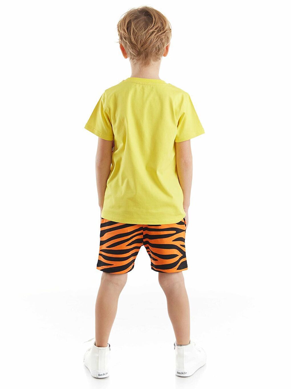 Karışık Wild One Erkek Çocuk Tişört Şort Takım-1