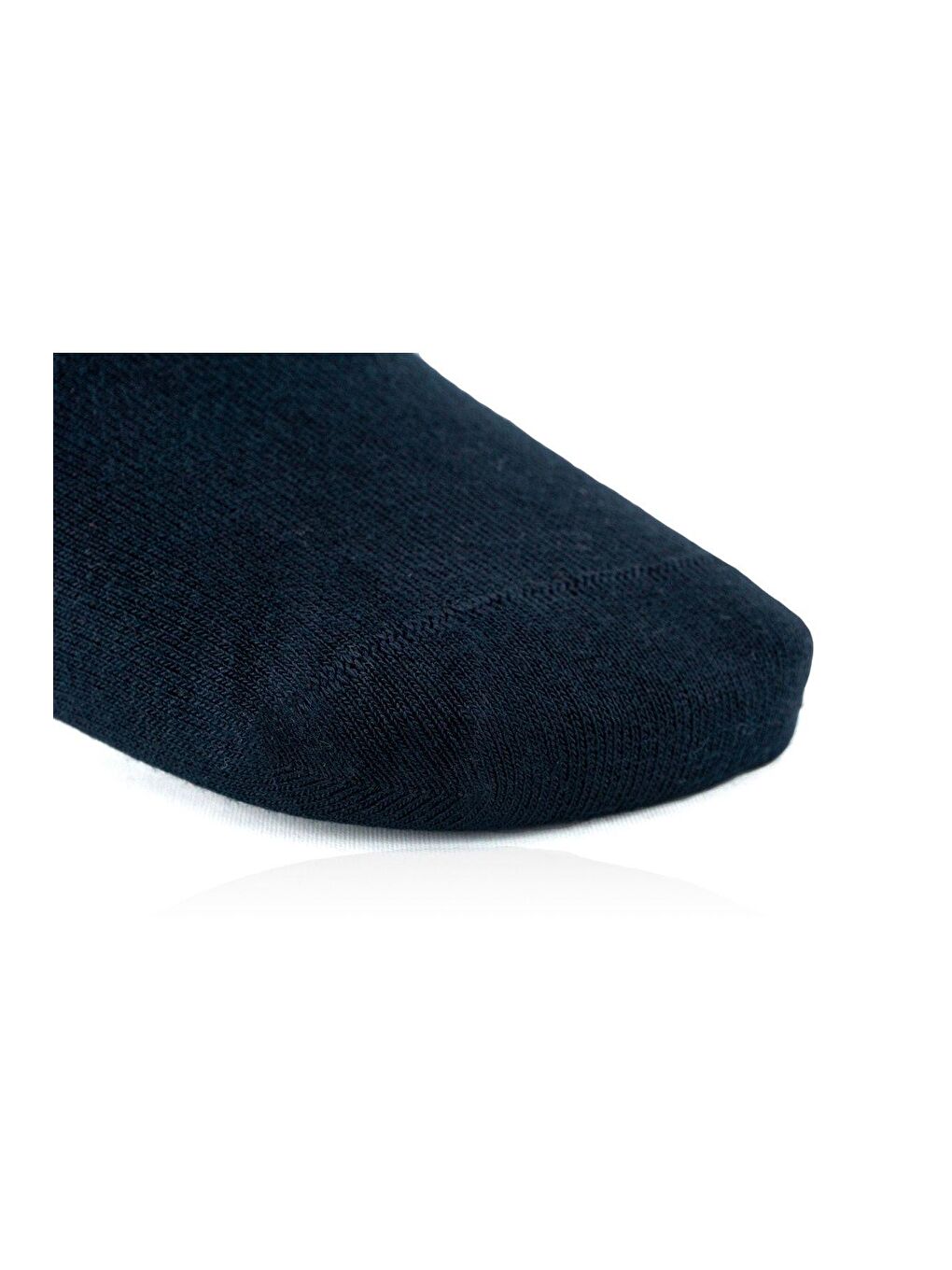 6'lı Erkek Lacivert Bambu Dikişsiz Silikonlu Kaydırmaz Topuk Kaliteli Görünmez Babet Çorap-3