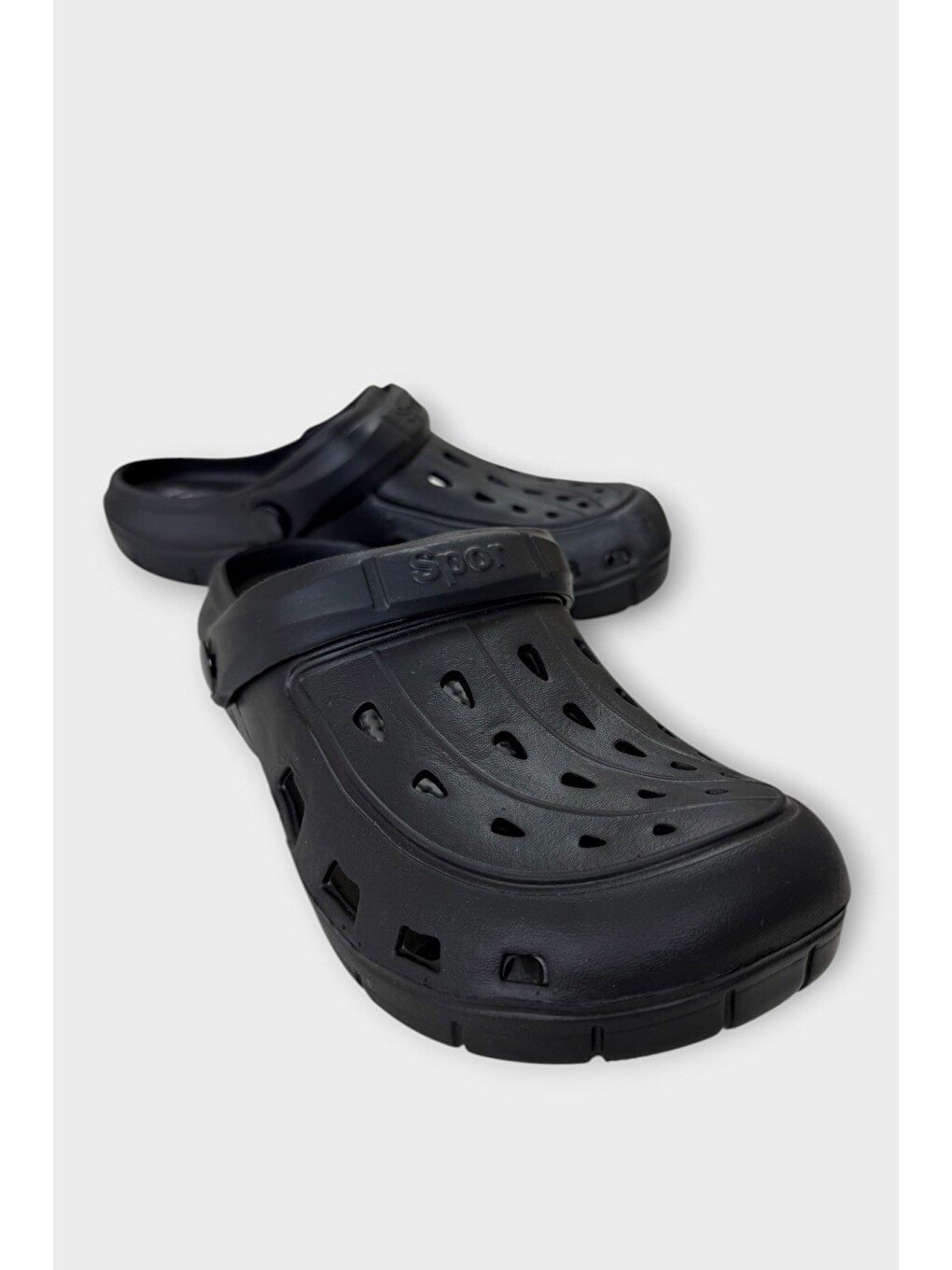 Unisex Comfort Hafif Medikal Hemşire Doktor Sabo Terlik Siyah-1