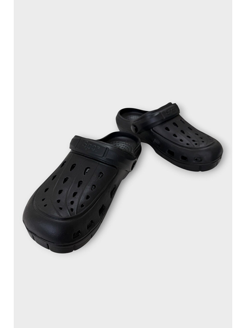 Unisex Comfort Hafif Medikal Hemşire Doktor Sabo Terlik Siyah-2