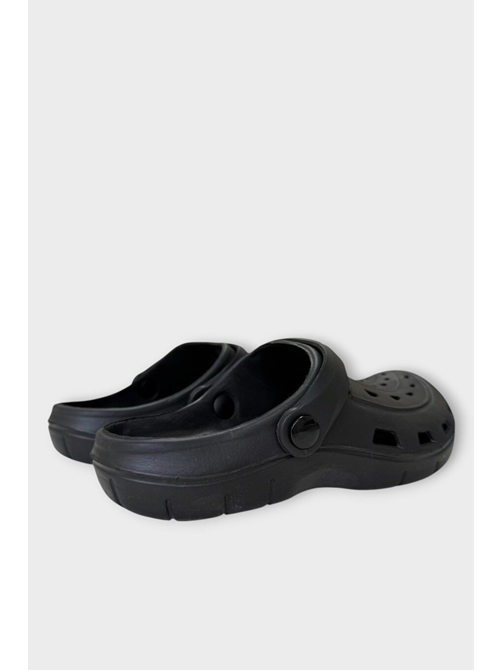 Unisex Comfort Hafif Medikal Hemşire Doktor Sabo Terlik Siyah-3
