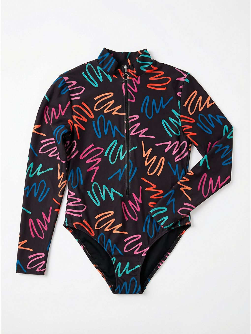 Siyah Yüzücü Mayo