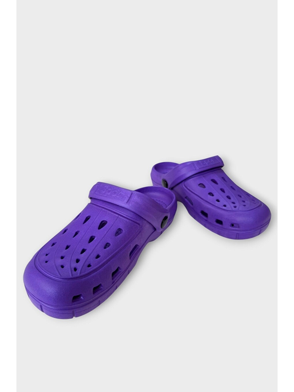 Unisex Comfort Hafif Medikal Hemşire Doktor Sabo Terlik Mor-2