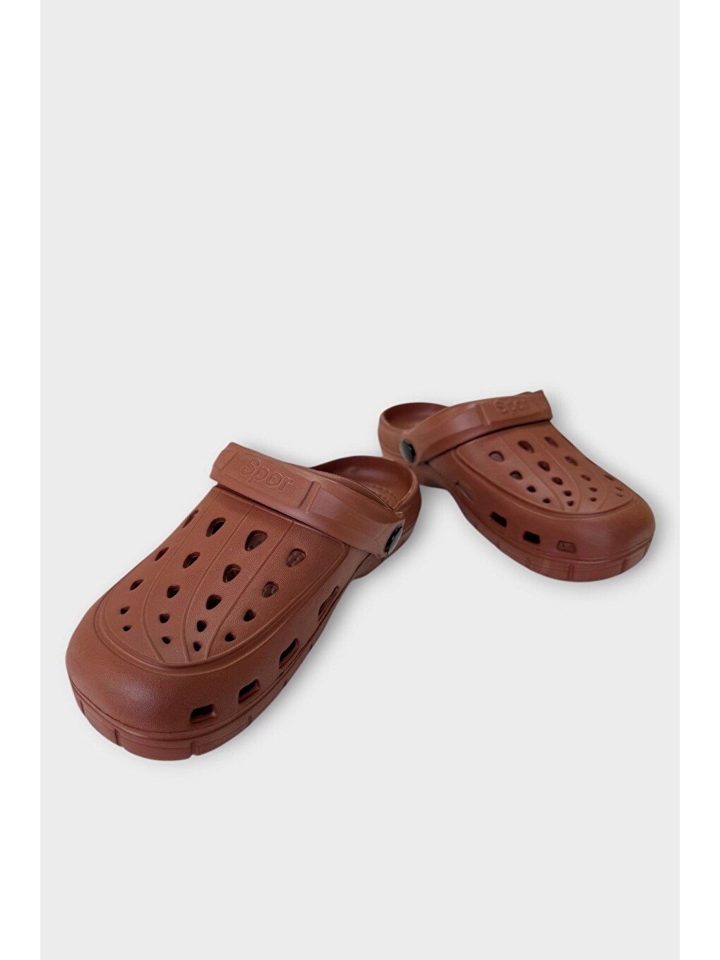 Unisex Comfort Hafif Medikal Hemşire Doktor Sabo Terlik Kahverengi-2
