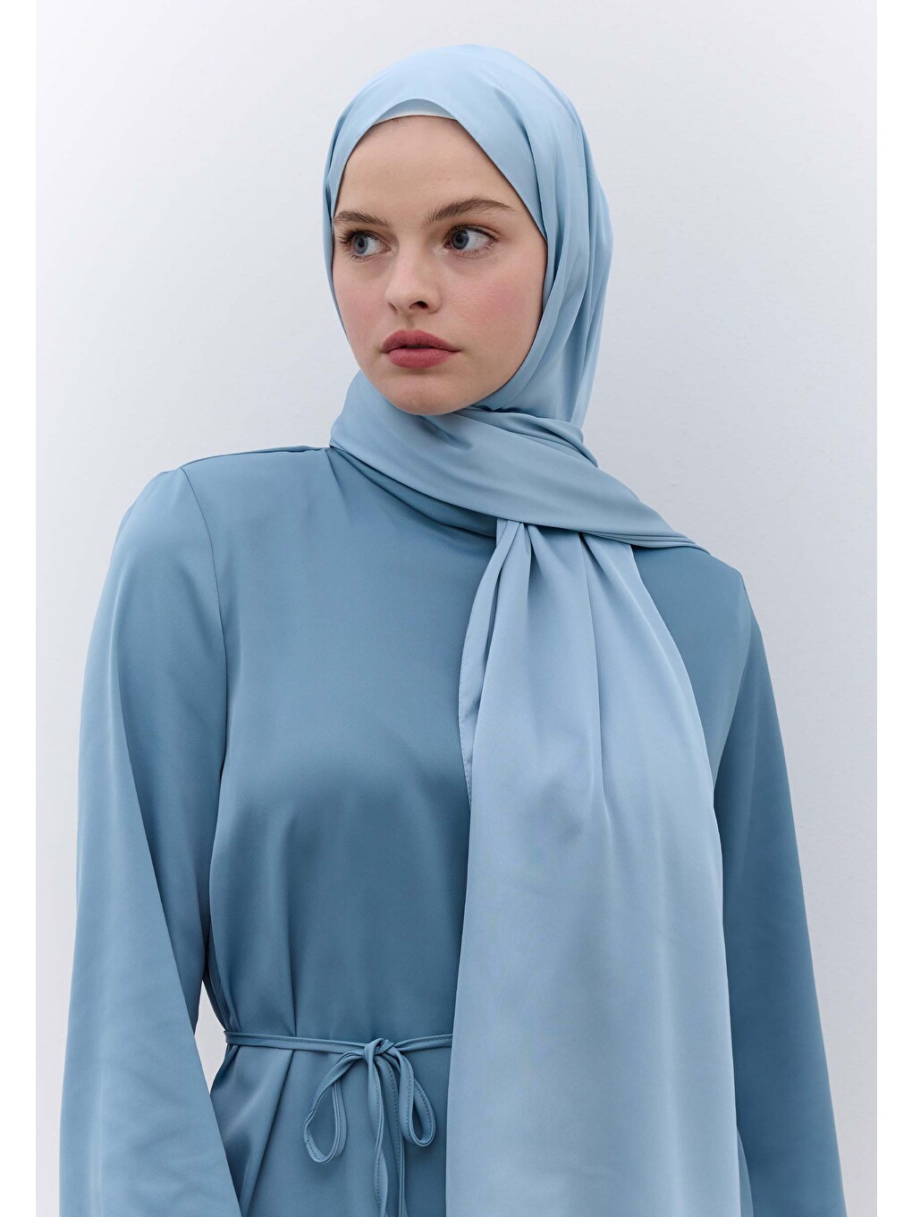 İpeksi Elegance Şal Açık Mavi