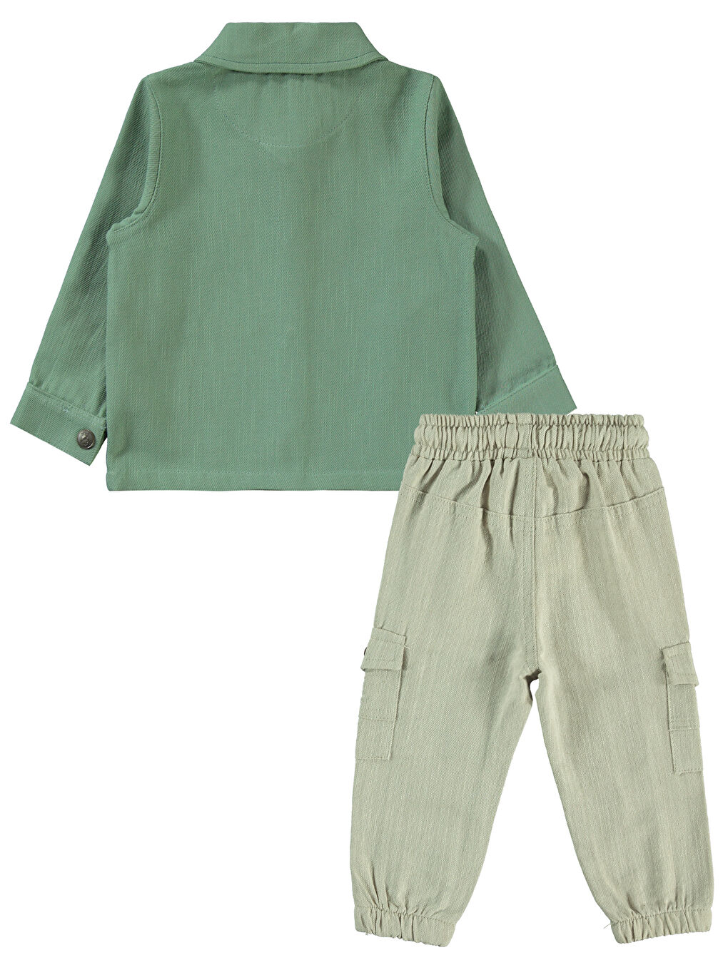 Yeşil Erkek Çocuk 3'lü Takım 1-3 Yaş Mint-2