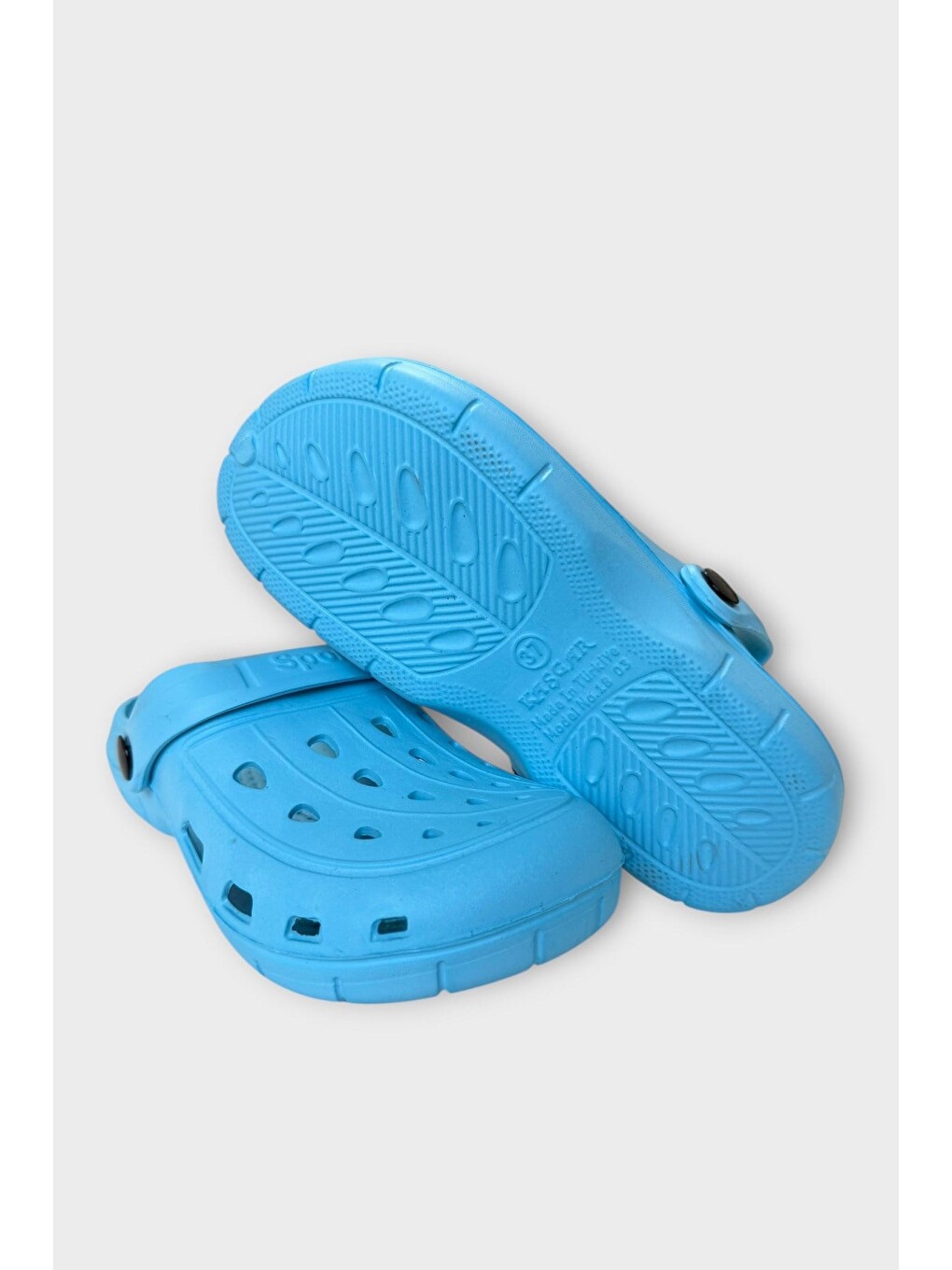 Unisex Comfort Hafif Medikal Hemşire Doktor Sabo Terlik Buz Mavi-3