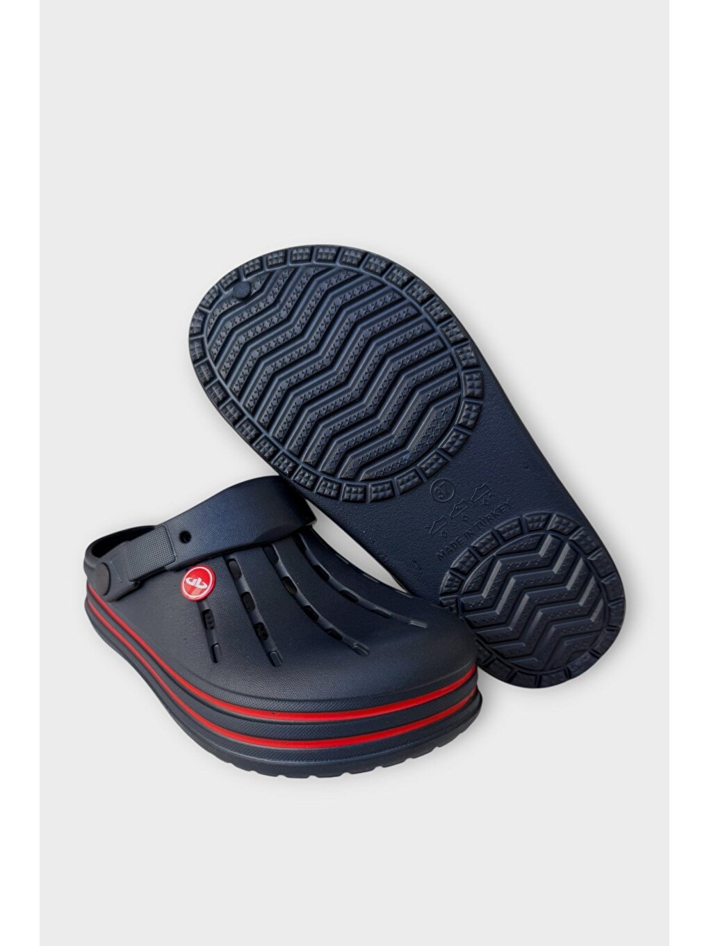 Comfort Medikal Hemşire Sabo Unisex Terlik Lacivert - Kirmizi-4
