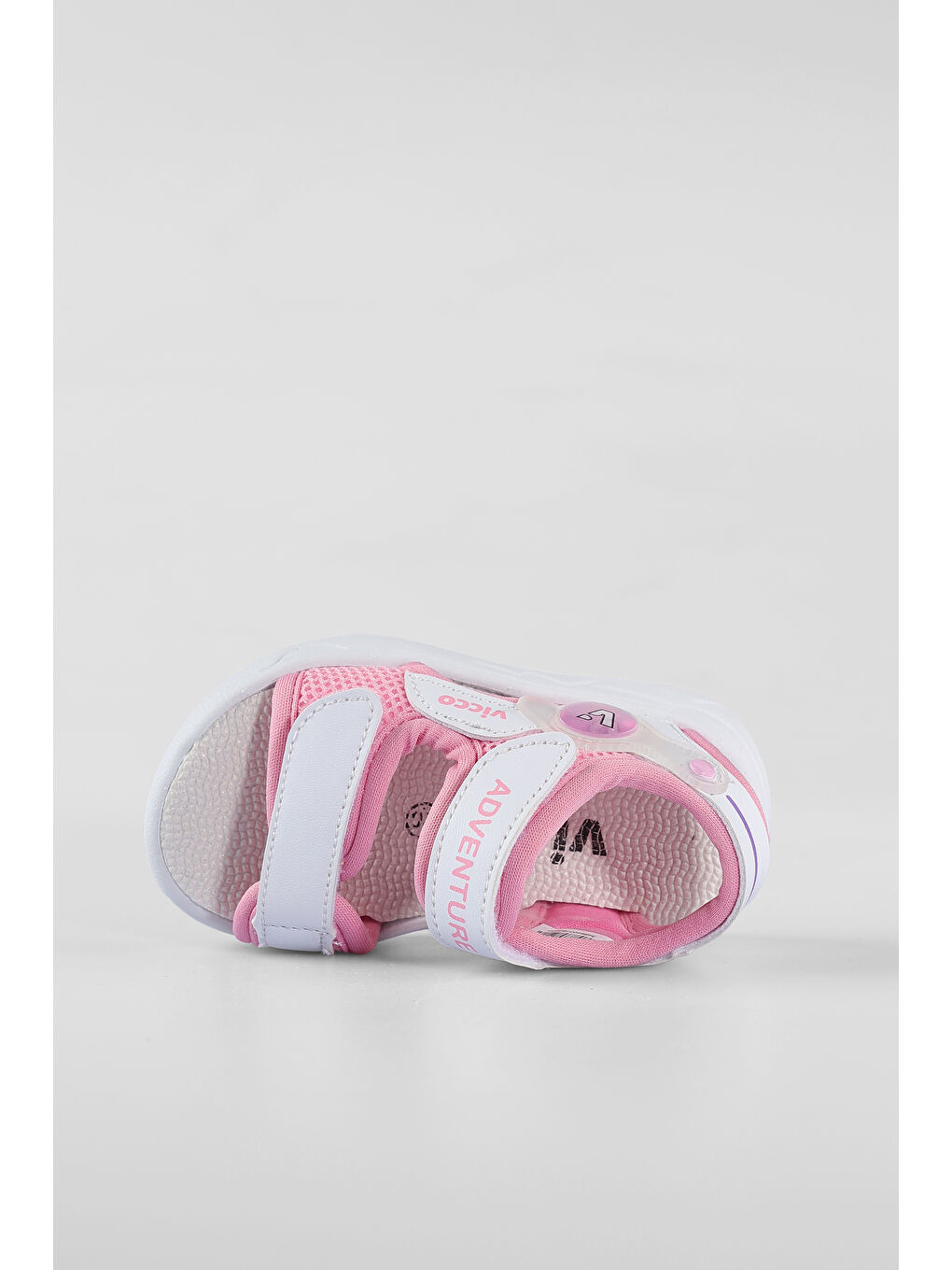 Mocha Hafif Kız Bebek Pembe Sandalet-5