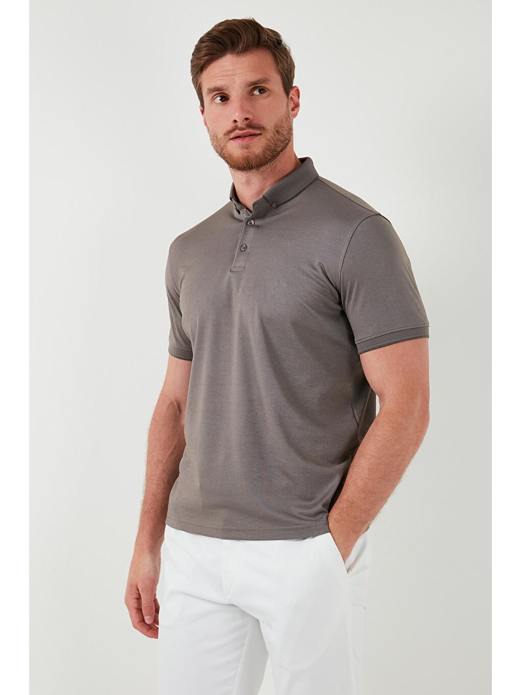 Buratti Vizon Slim Fit Polo Yaka Kısa Kollu Erkek Tişört 646R1000 - 4