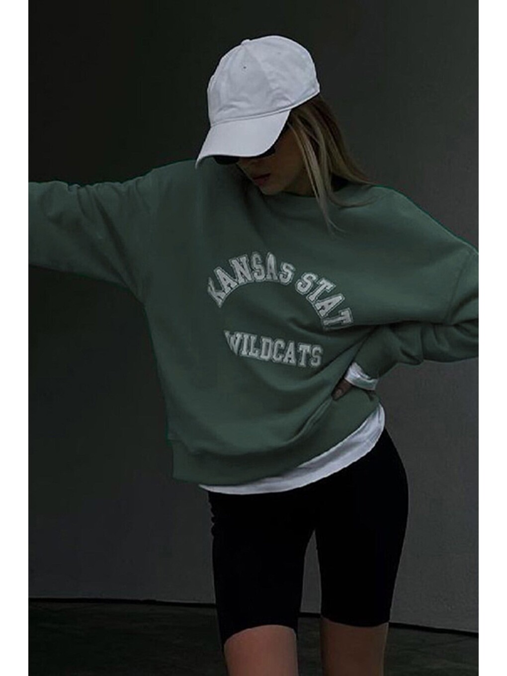 Koyu Yeşil Sweatshirt-3