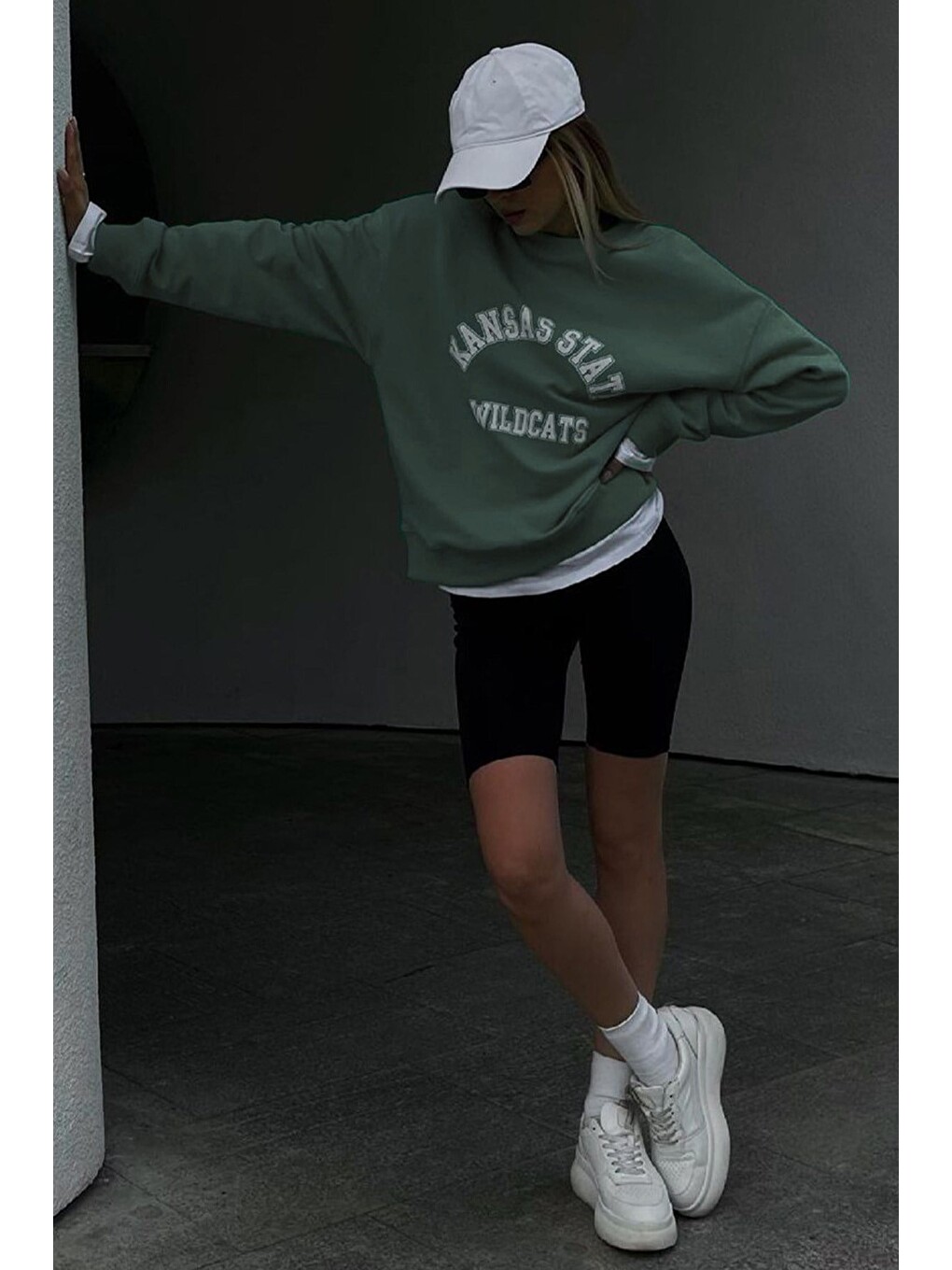 Koyu Yeşil Sweatshirt-4