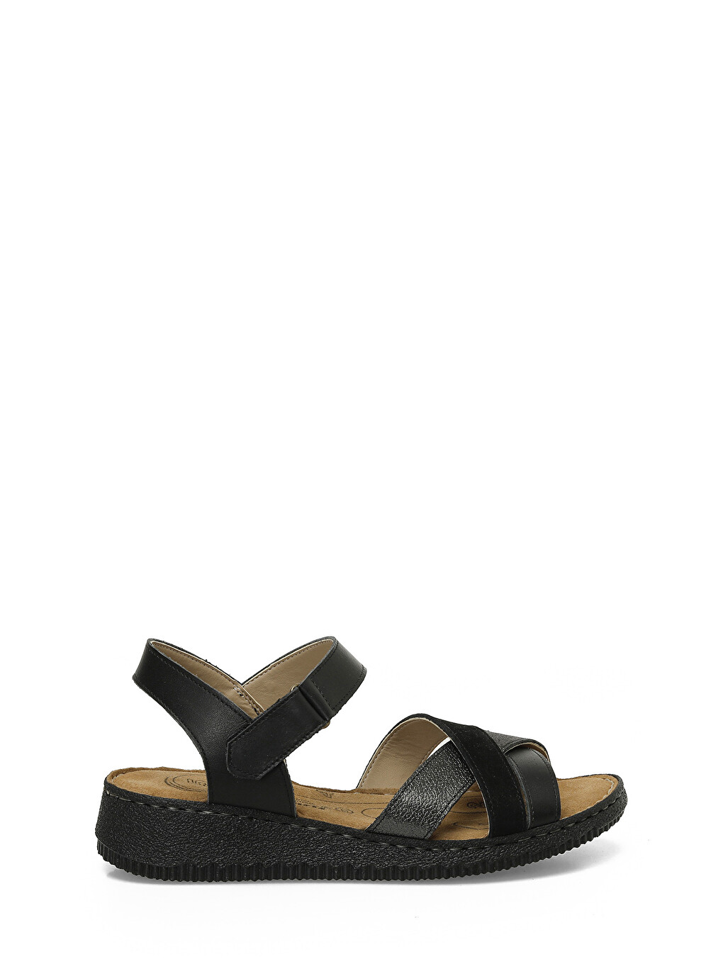 105502.z5fx Siyah Kadın Comfort Sandalet