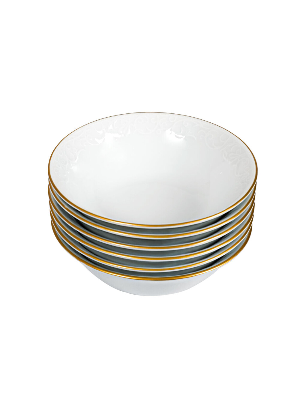 Ekru Bahar Dalı 14 Cm Çorba Kasesi