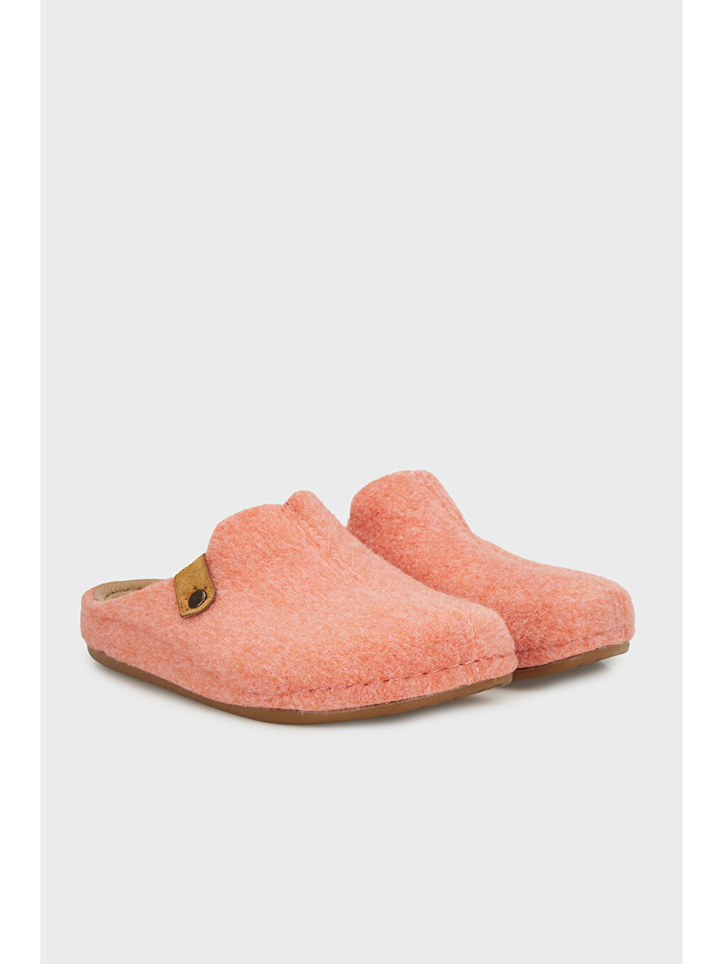 Pembe Keçe Kışlık Ev Terlik 6711002-1
