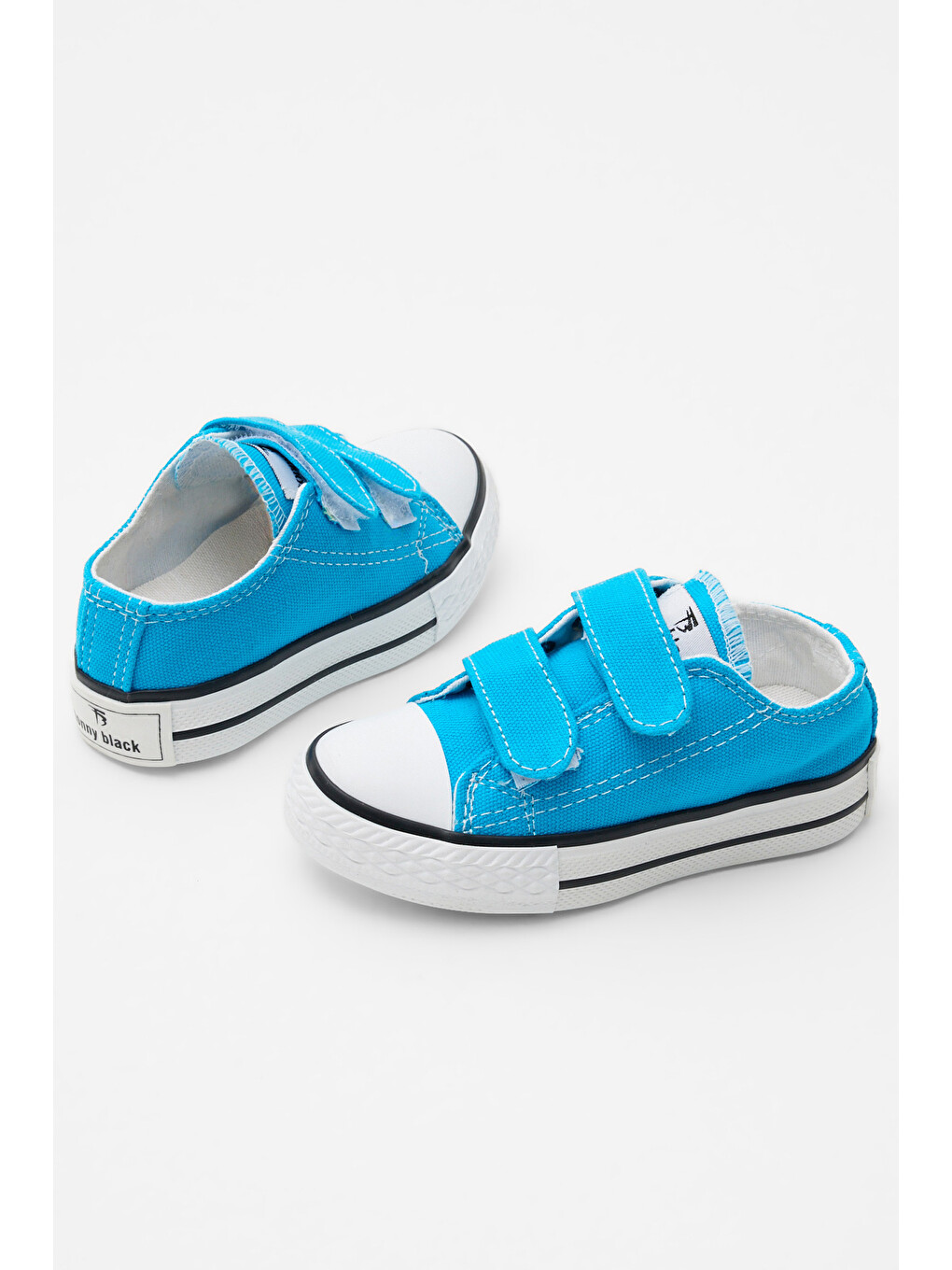 Çocuk Unisex Bebe Mavisi Rahat Kalıp Cırtlı Sneaker-2