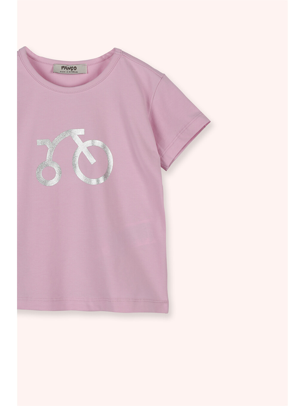Kız Bebek Kısa Kollu Pembe Tişört-2