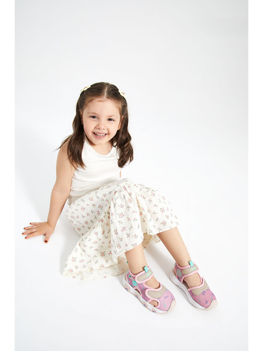 Cesi Hafif Kız Bebek Pembe Sandalet