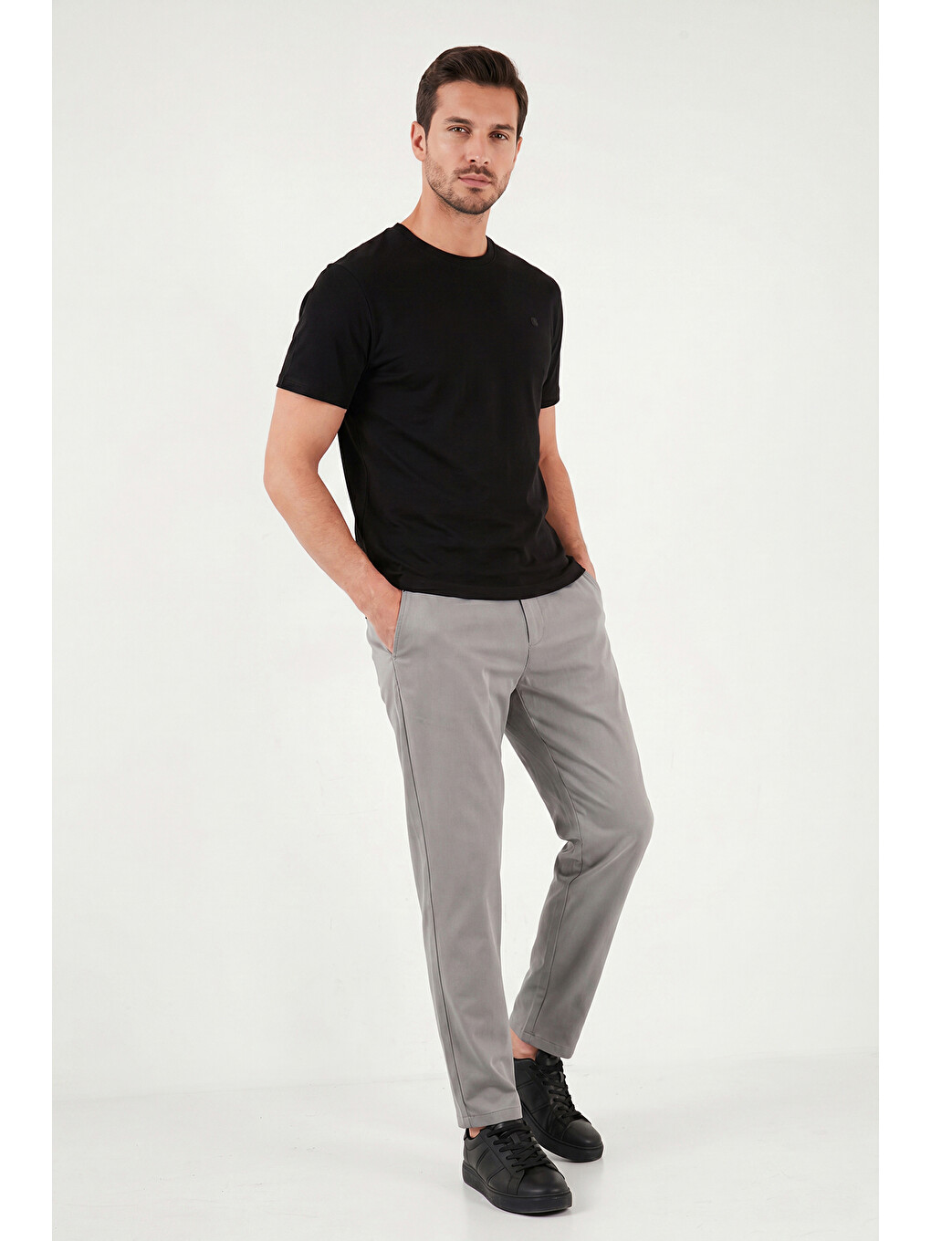 Yeşil Slim Fit Normal Bel Boru Paça Denim Pantolon 5545c82mılano-2