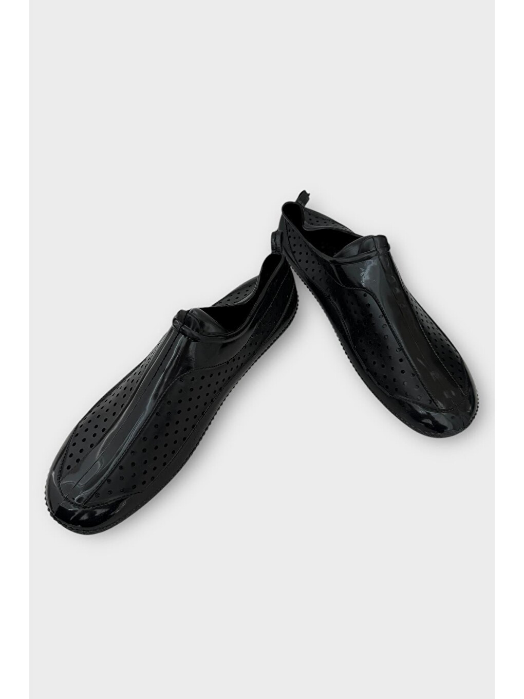 Unisex Deniz Ayakkabısı Kaymaz Taban Havuz Plaj Rafting Sandaleti Siyah-2