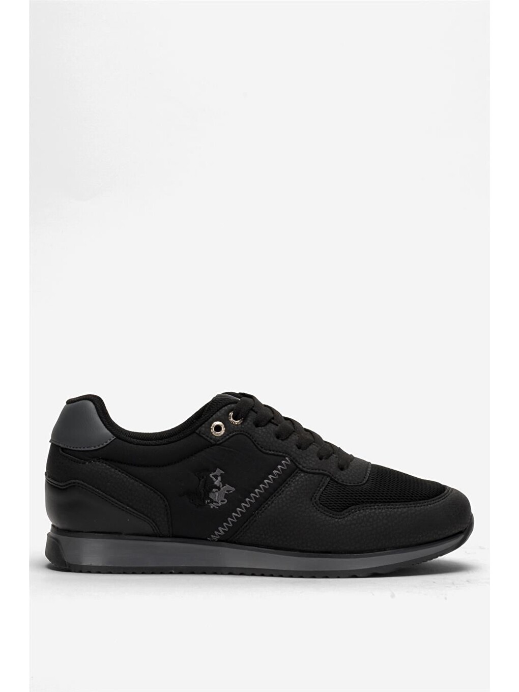 Erkek Günlük Casual Sneaker Ayakkabı Leona Siyah-füme