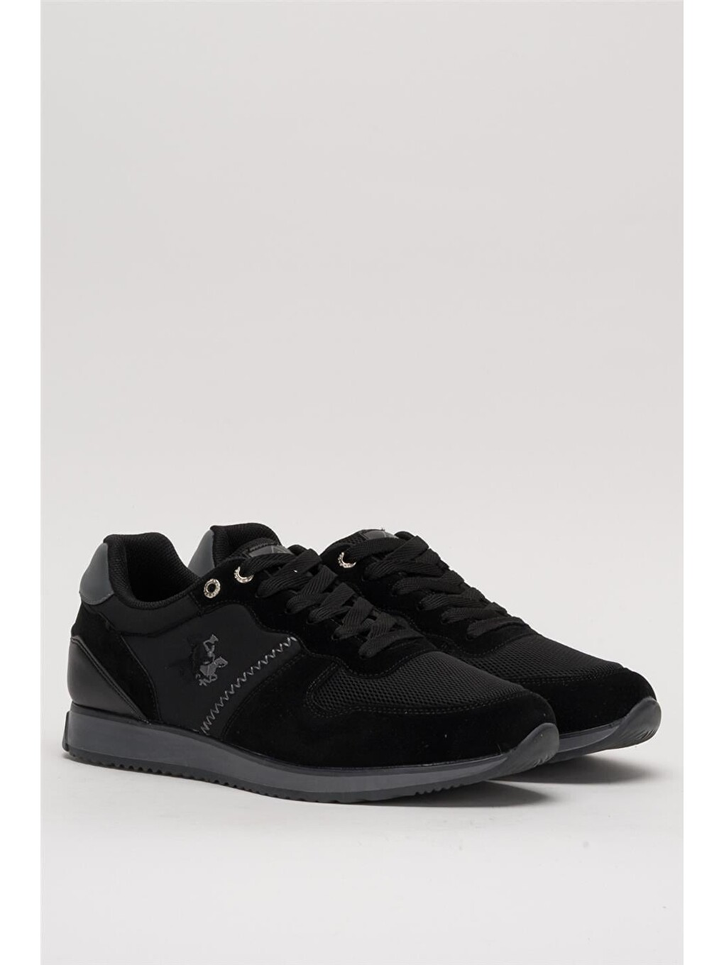 Erkek Günlük Casual Sneaker Ayakkabı Leona Siyah-füme-2