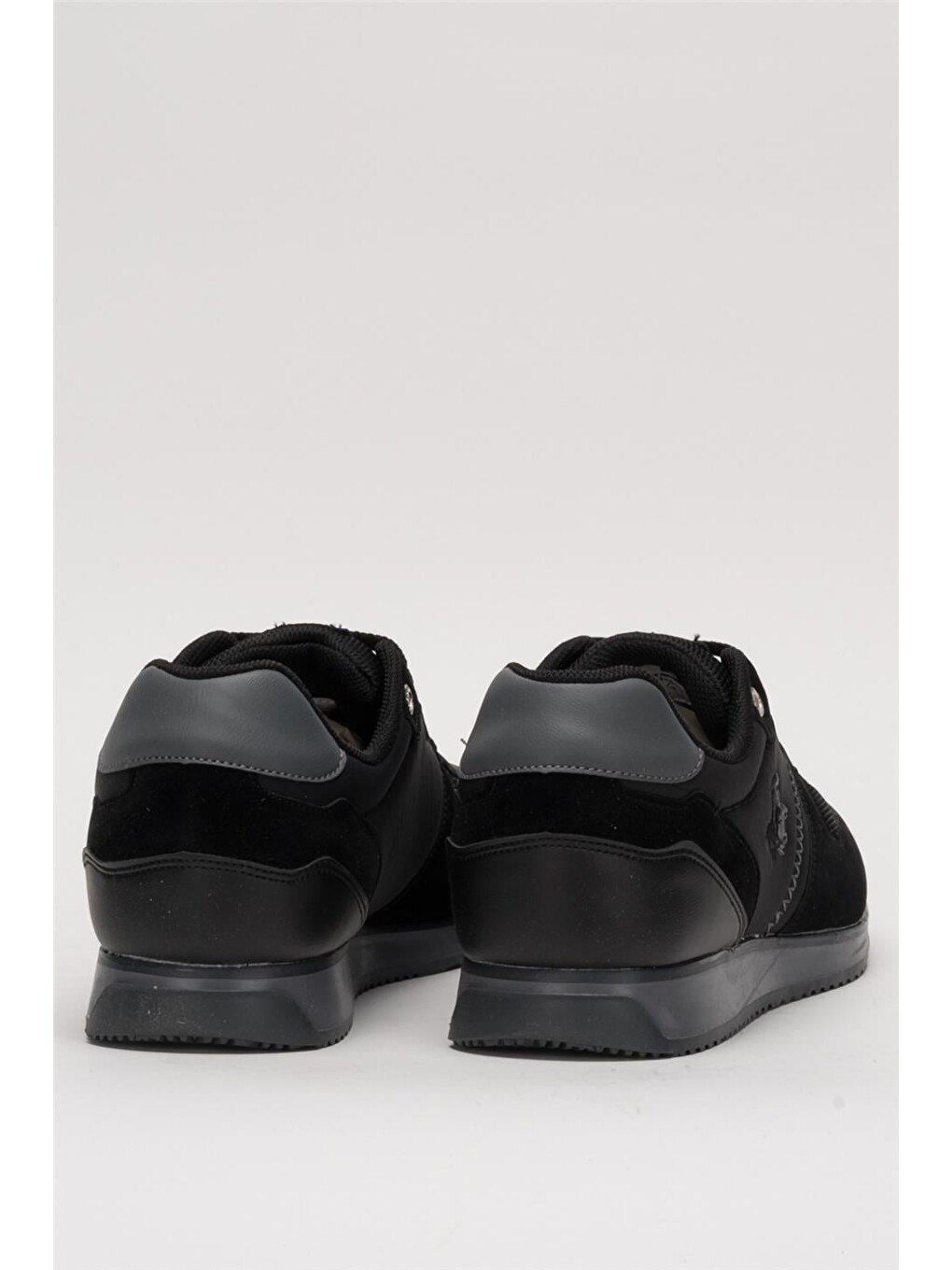 Erkek Günlük Casual Sneaker Ayakkabı Leona Siyah-füme-3