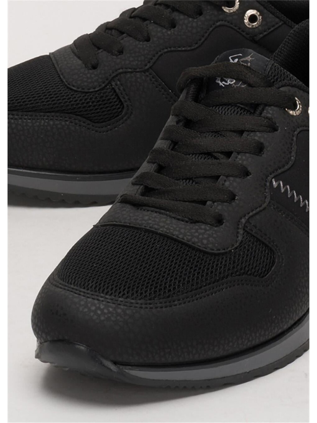 Erkek Günlük Casual Sneaker Ayakkabı Leona Siyah-füme-4