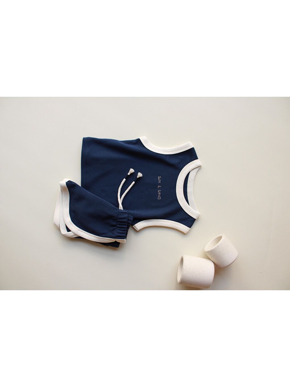 Lacivert Unisex Atlet Şort Takım-6