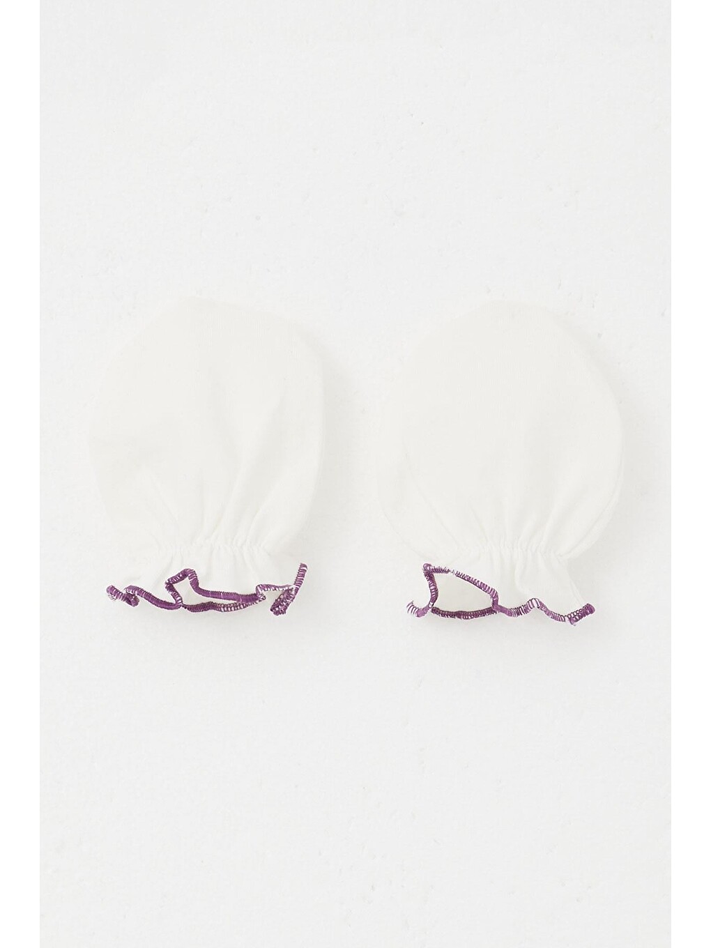 Yenidoğan Bebek Eldiven Basic Ekru (7 X 9 Cm)-1