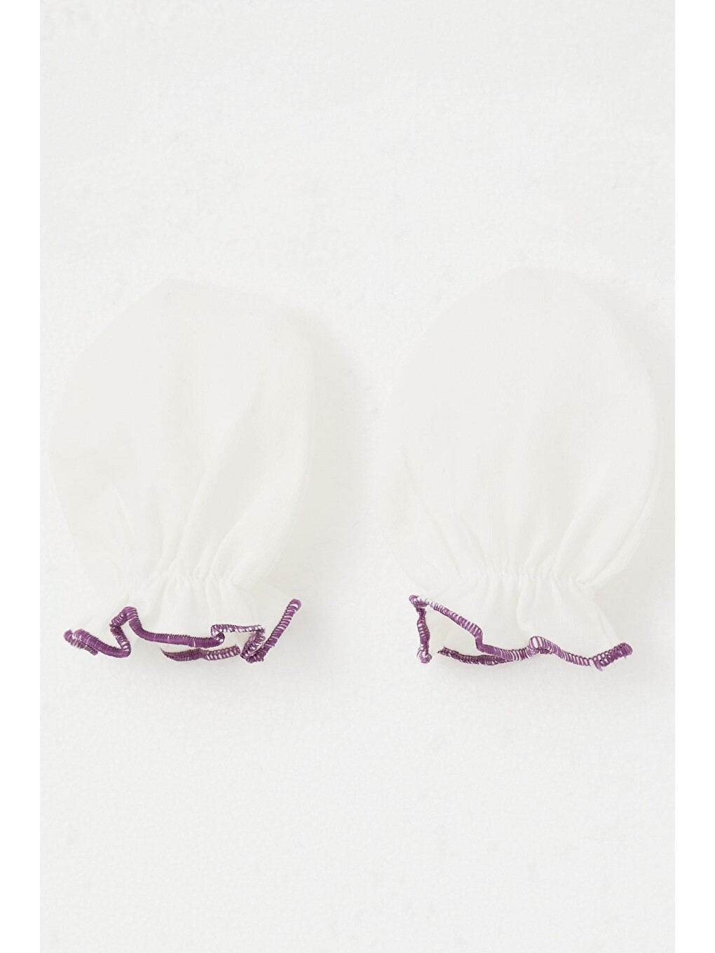 Yenidoğan Bebek Eldiven Basic Ekru (7 X 9 Cm)-2