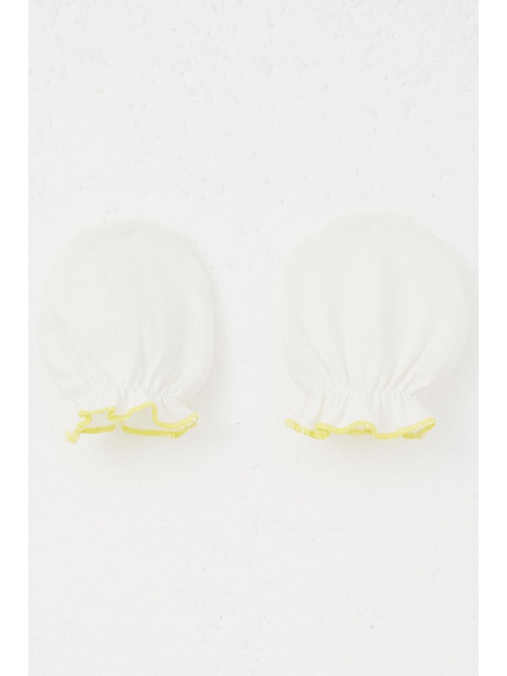 Yenidoğan Bebek Eldiven Basic Ekru (7 X 9 Cm)-1