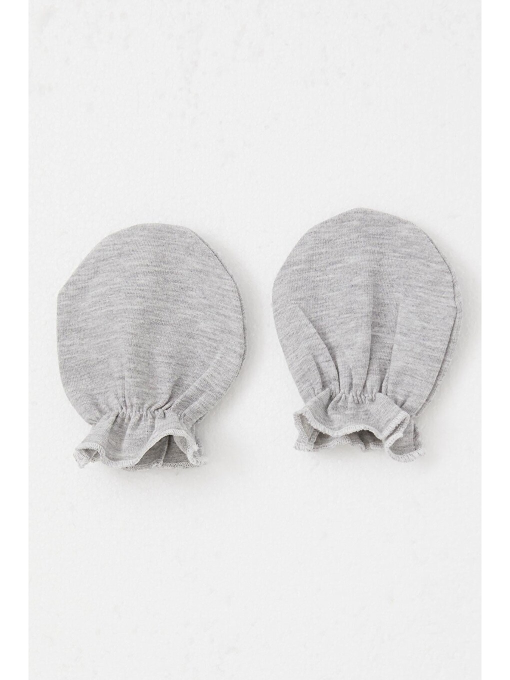 Yenidoğan Bebek Eldiven Basic Gri (7 X 9 Cm)-1