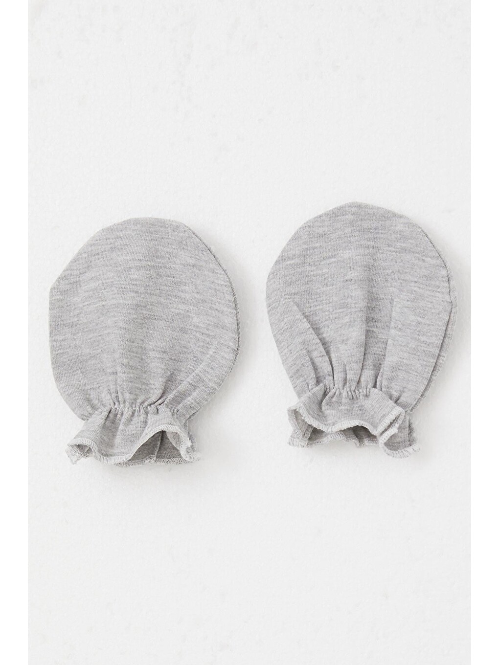 Yenidoğan Bebek Eldiven Basic Gri (7 X 9 Cm)-2