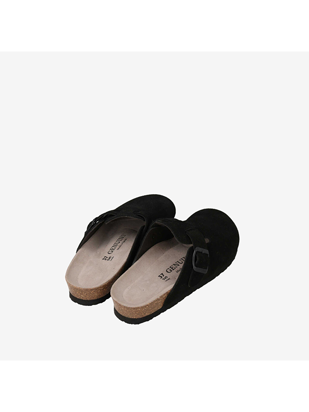 Siyah Kadın Terlik G106582 Rıva Velour Black-2